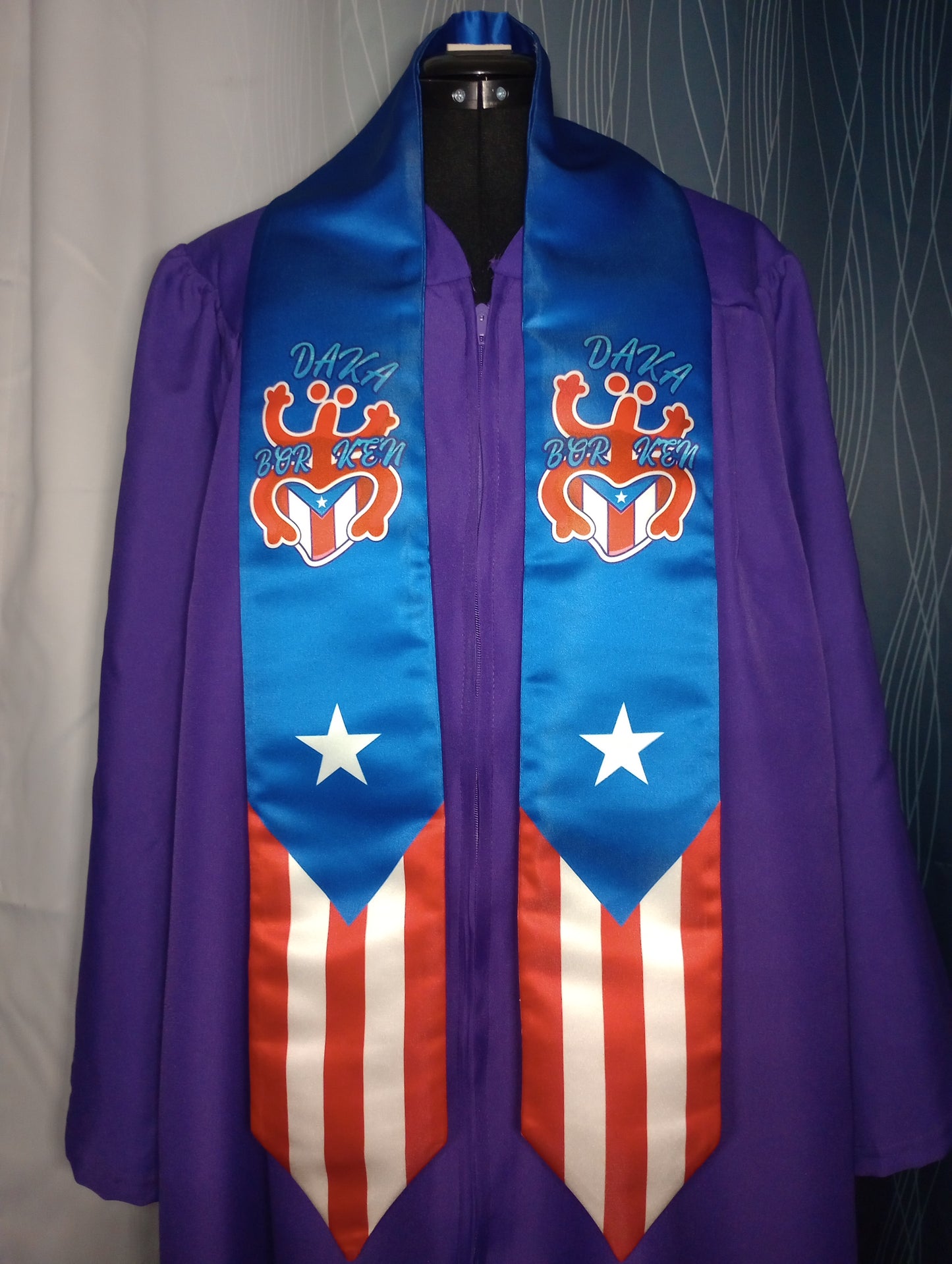 Puerto Rico Stoles - PR Daka Borikén Flag