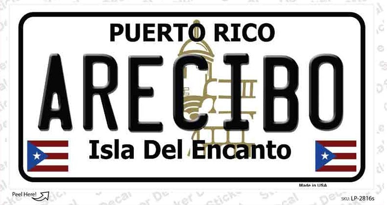 Arecibo Puerto Rico Sticker