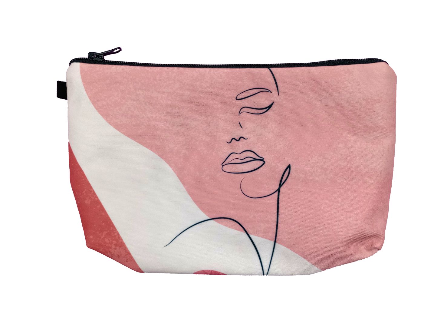 Pink Profile Waterproof Cosmetic Bag
