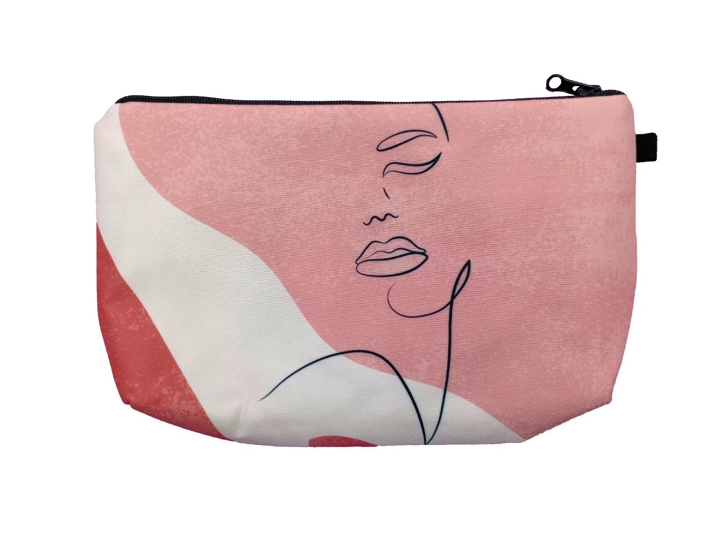 Pink Profile Waterproof Cosmetic Bag