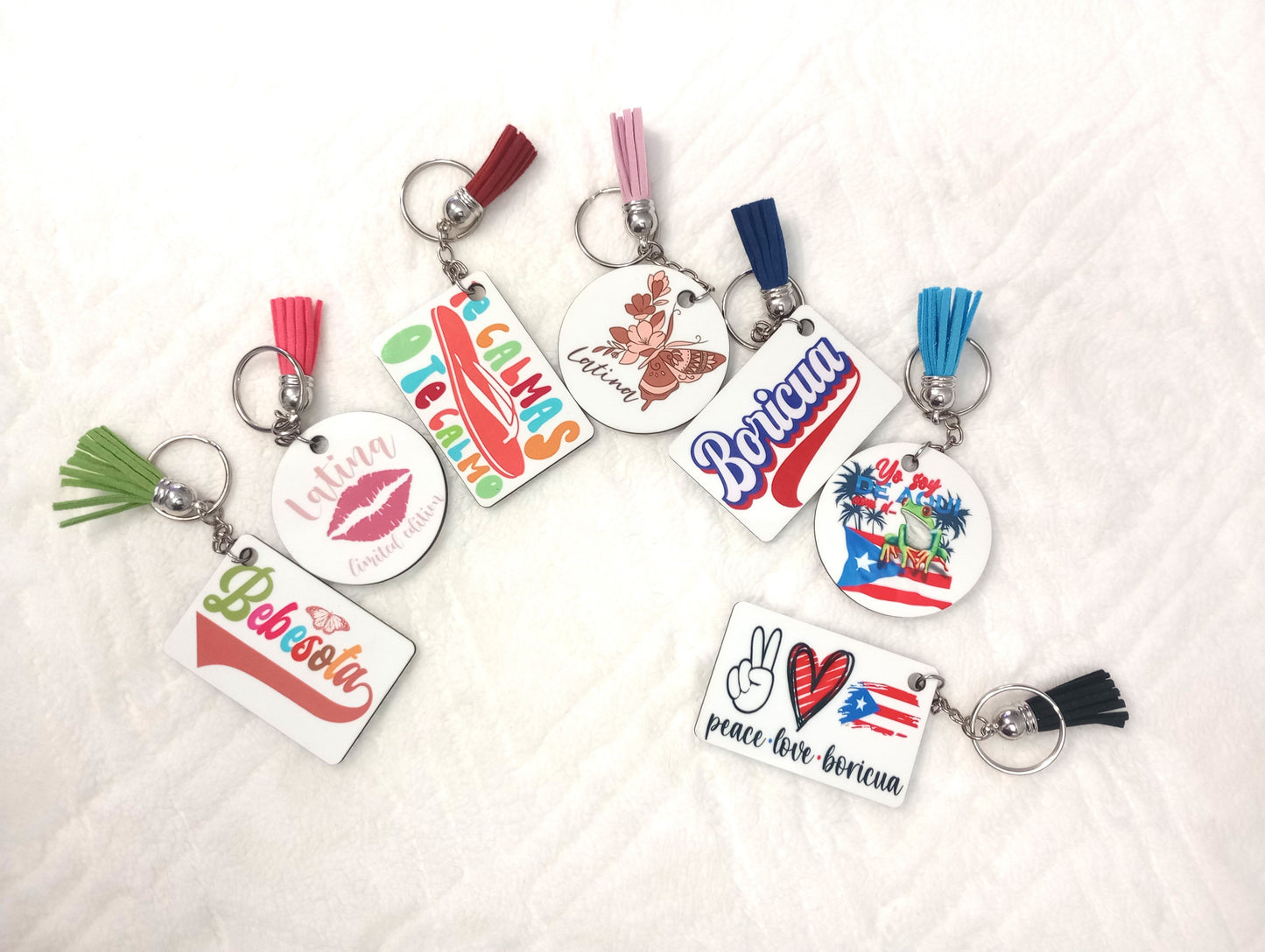 Boricua Puerto Rico Key Chains