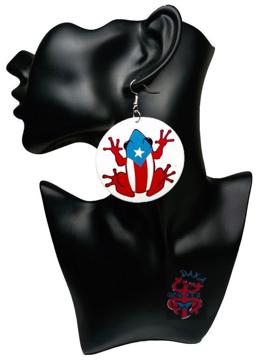 Puerto Rico Coqui Earrings