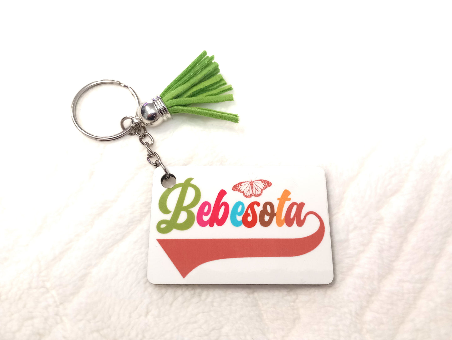 Bebesota Puerto Rico Keychain