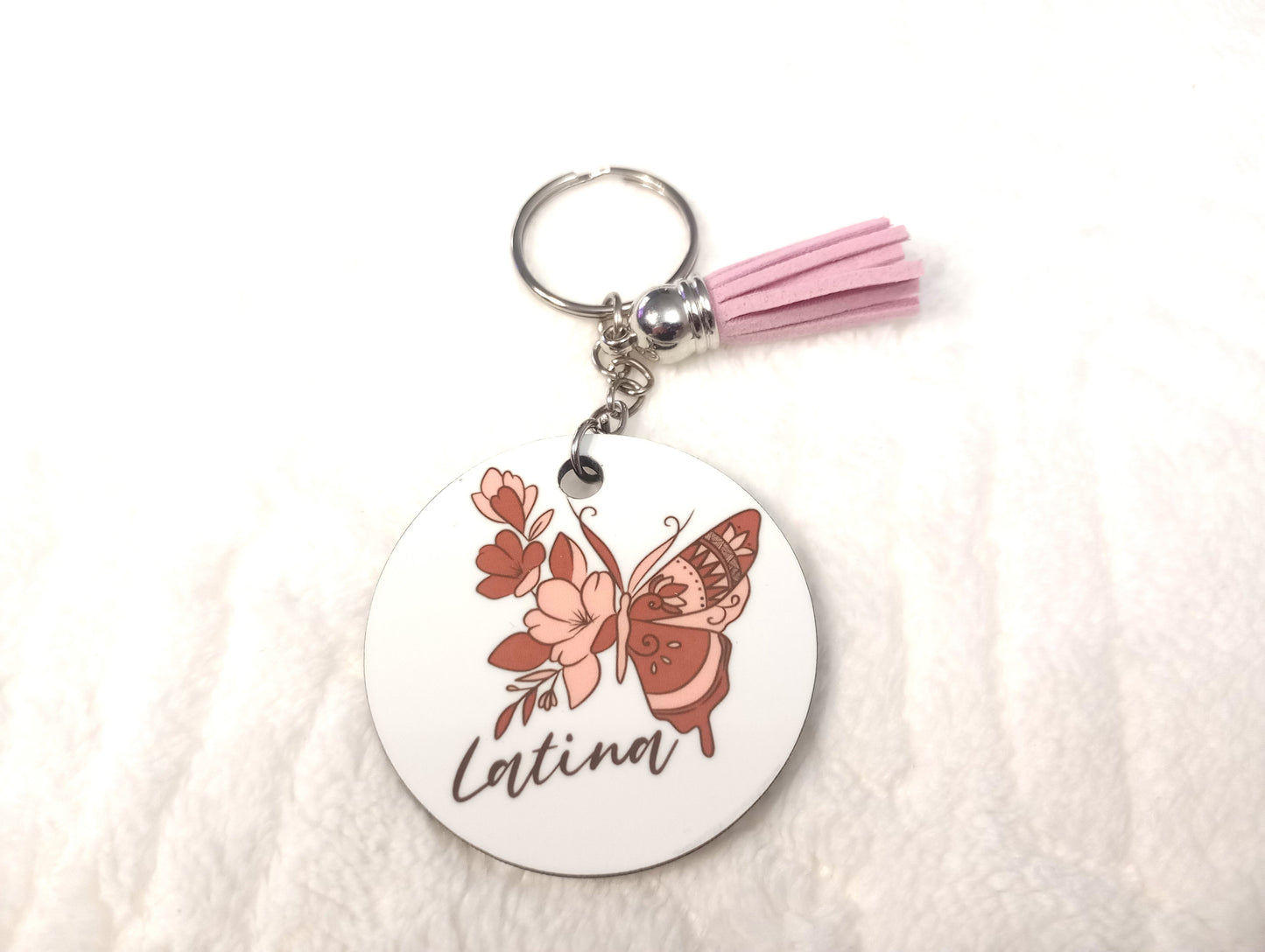 Latina Puerto Rico Keychain