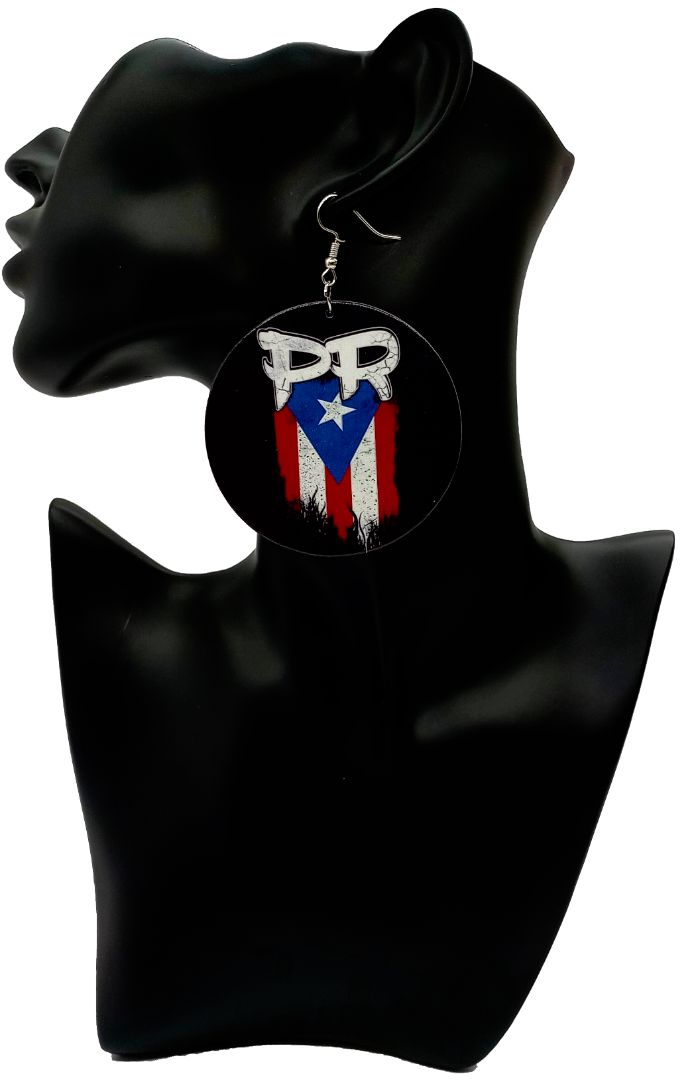 PR Puerto Rico Flag Earrings 2