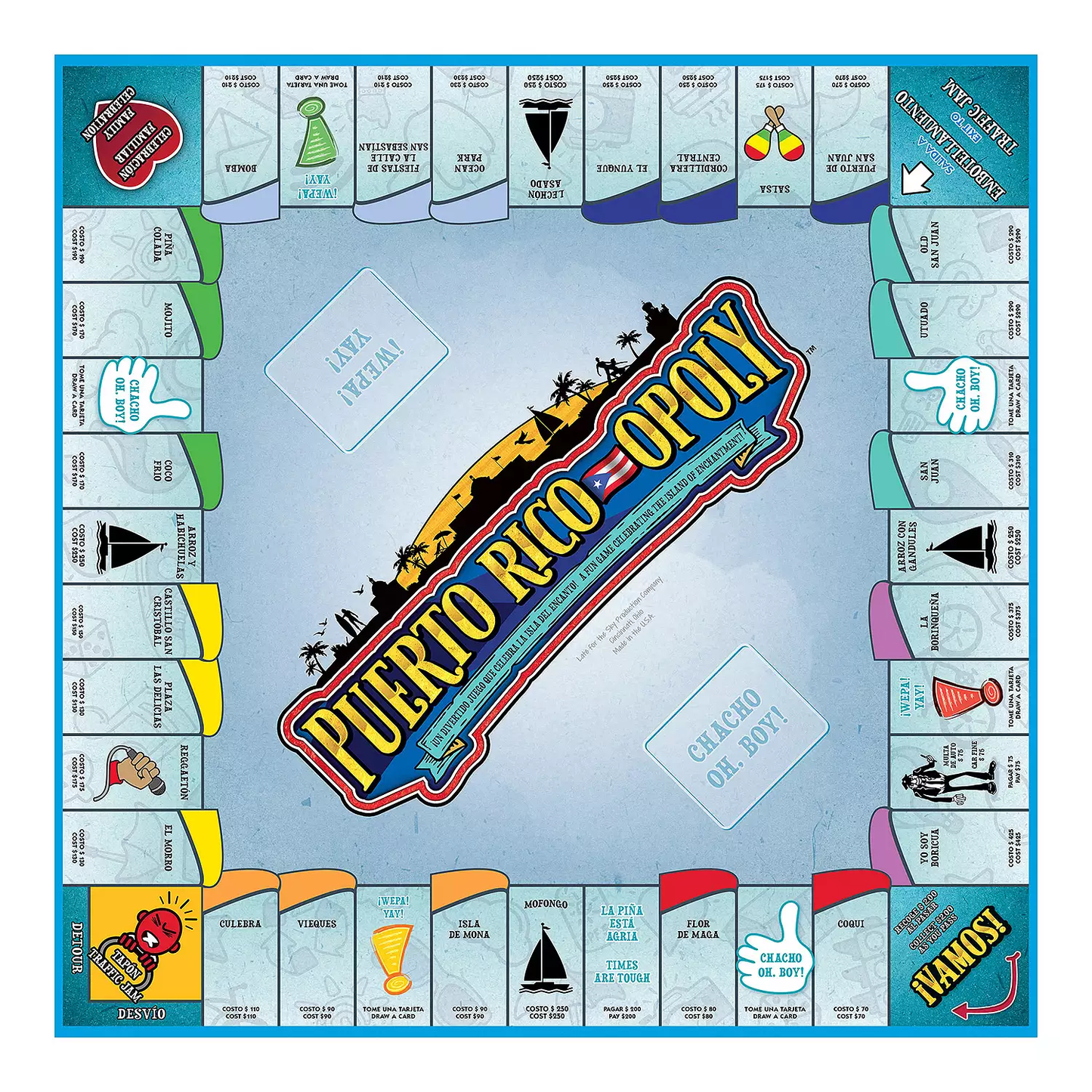 Puerto RICO-OPOLY board game