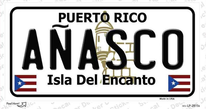 Añasco Puerto Rico Sticker