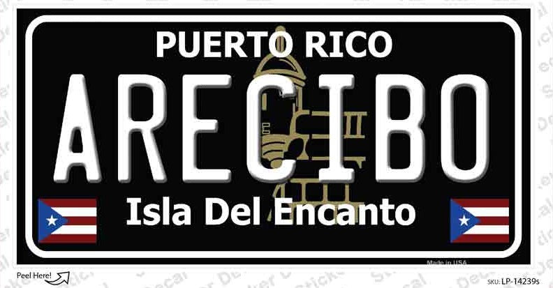 Arecibo Puerto Rico Sticker