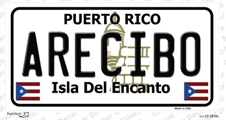 Arecibo Puerto Rico Sticker