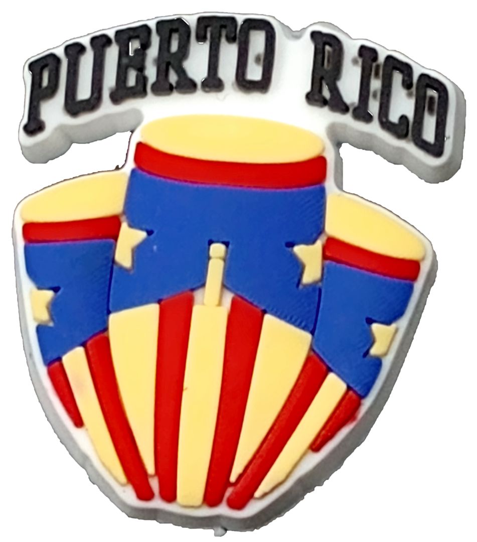 Puerto Rico Jibbitz Bomba Drums