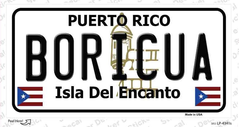 Boricua Puerto Rico Sticker