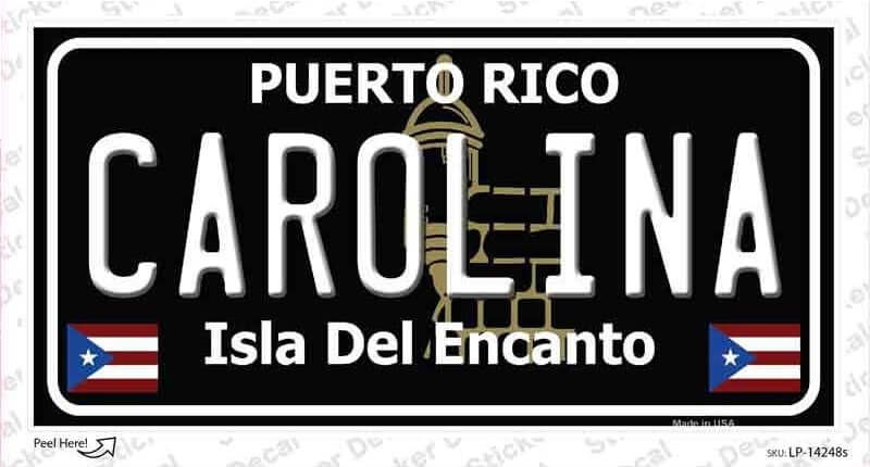 Carolina Puerto Rico Sticker