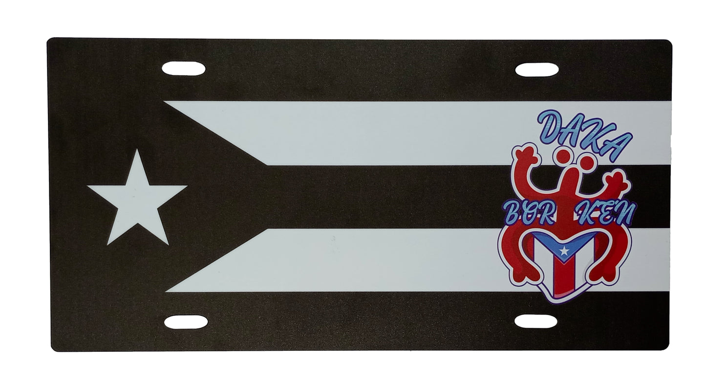 Black Puerto Rico Flag