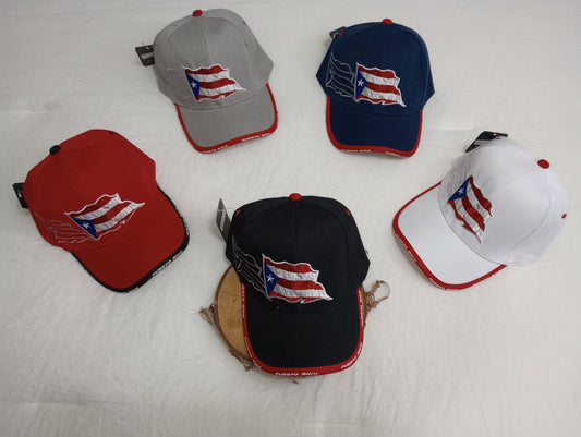 Puerto Rico Flag Hats