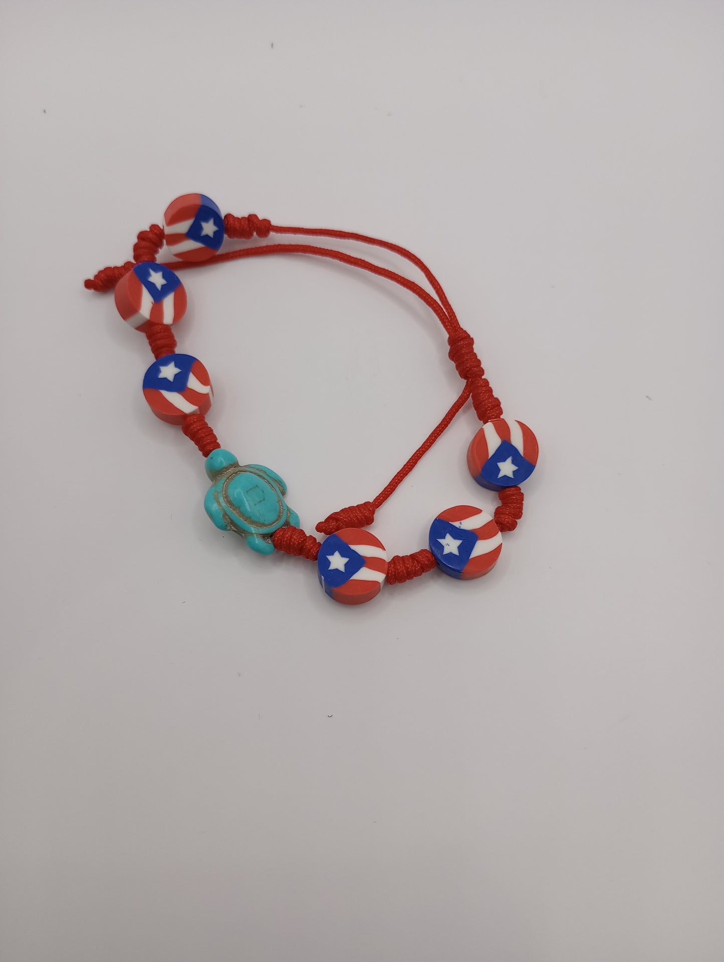 Red Puerto Rico Turtle Bracelet