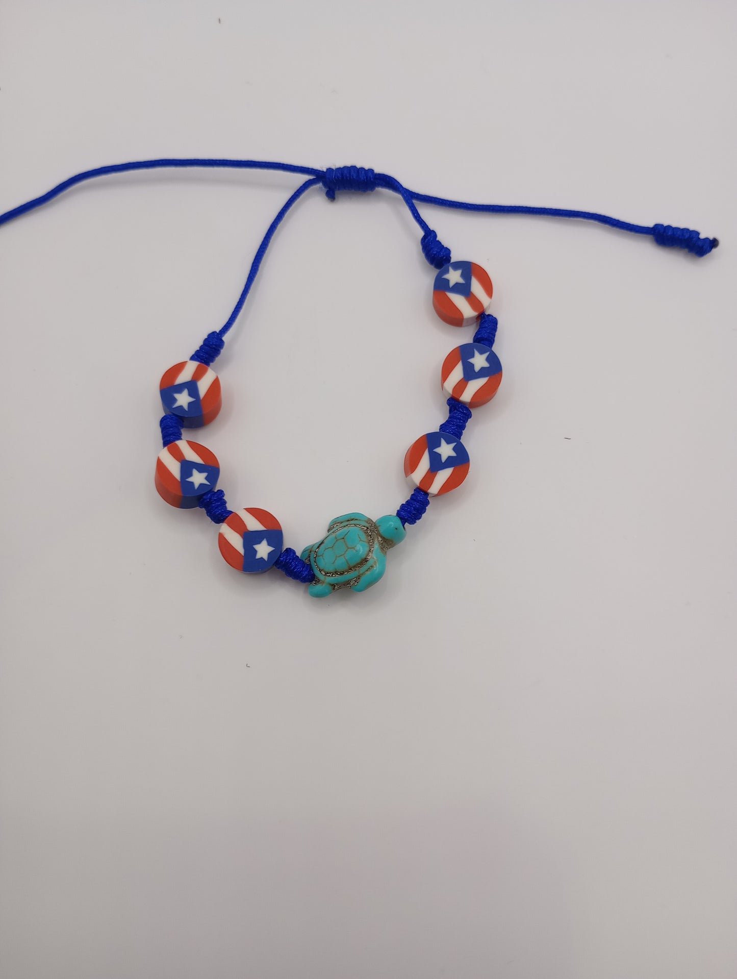 Blue Puerto Rico Turtle Bracelet