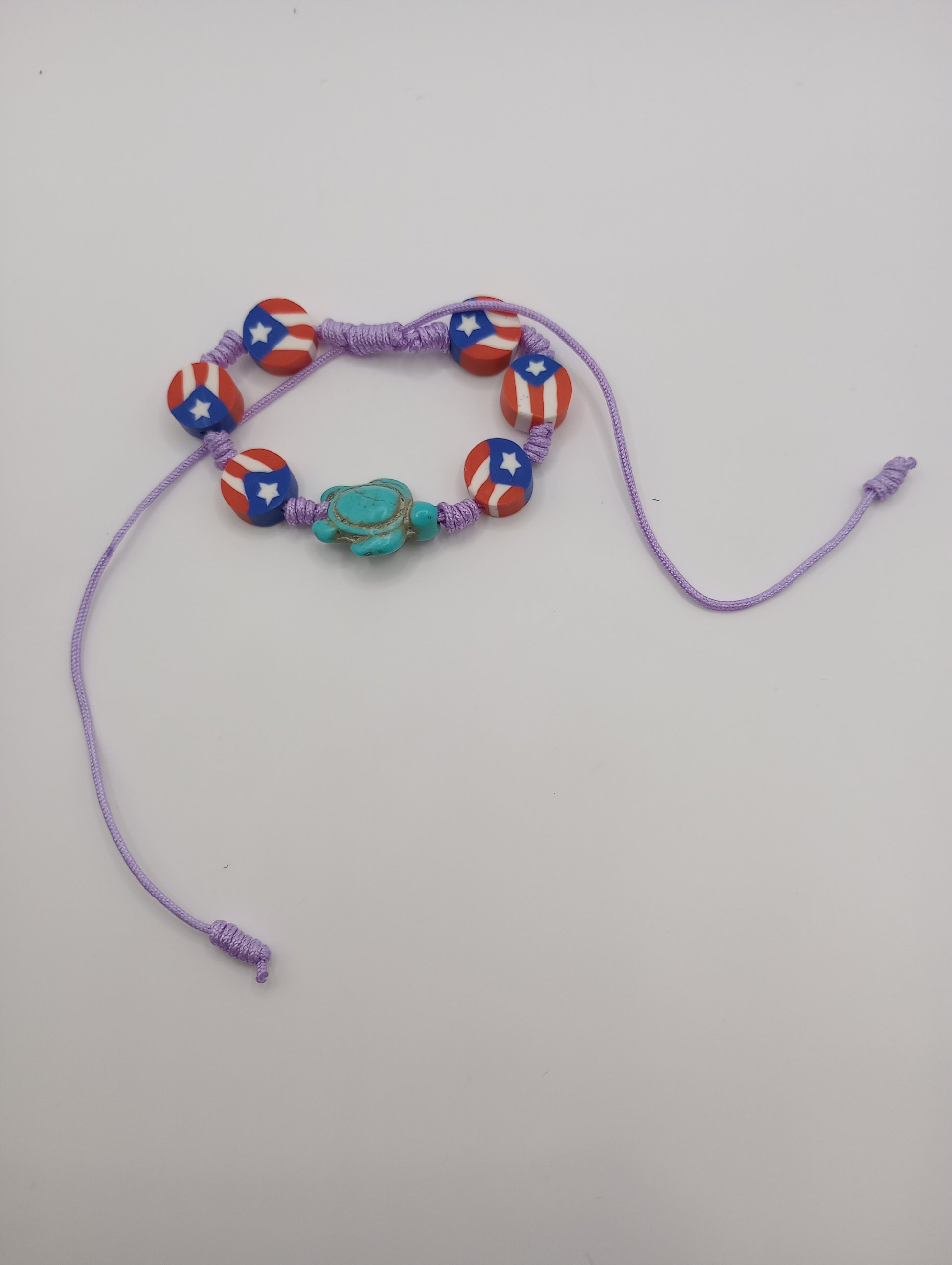 Purple Puerto Rico Turtle Bracelet