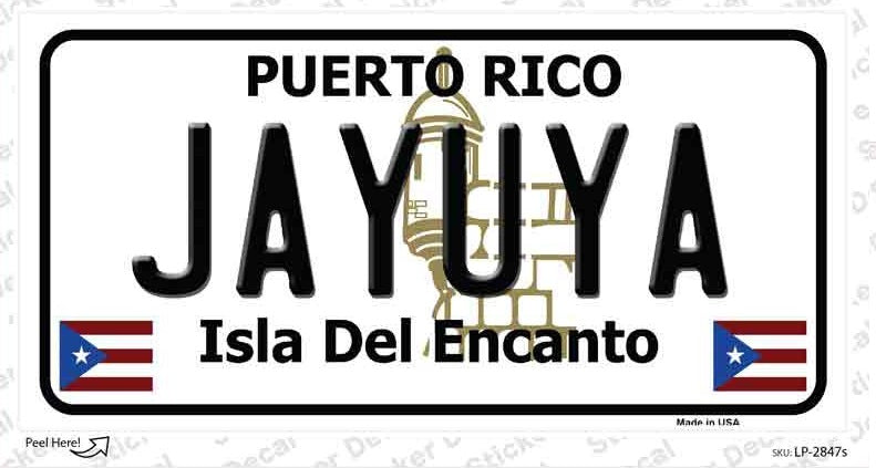 Jayuya Puerto Rico Sticker