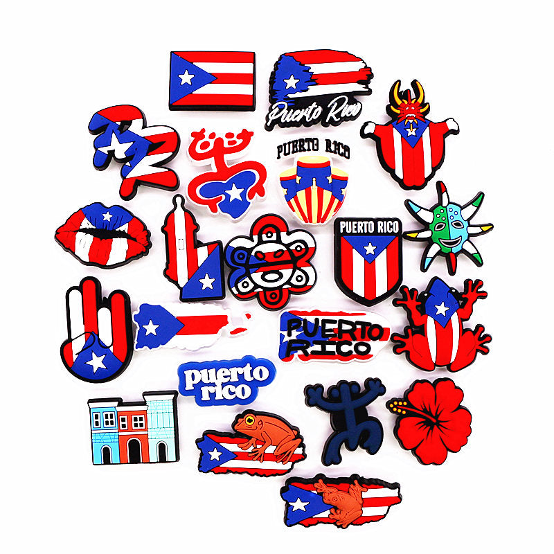 Puerto rican flag jibbitz new arrivals