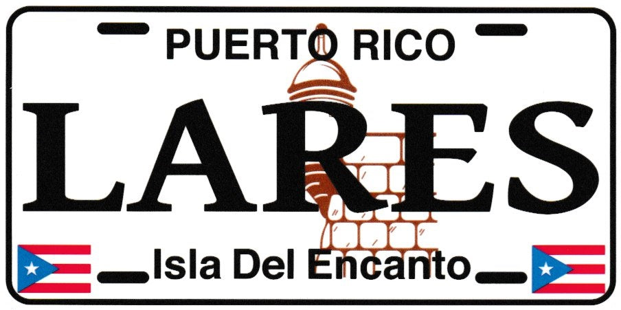 Lares Puerto Rico Sticker