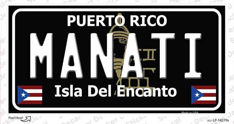 Manati Puerto Rico Sticker