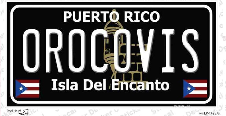 Orocovis Puerto Rico Sticker