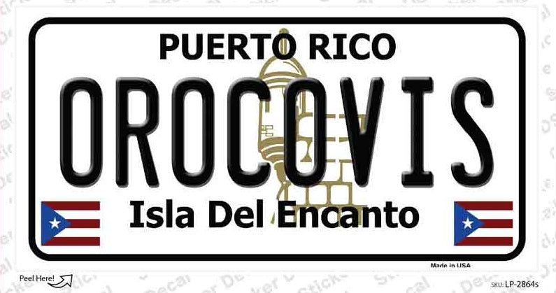 Orocovis Puerto Rico Sticker