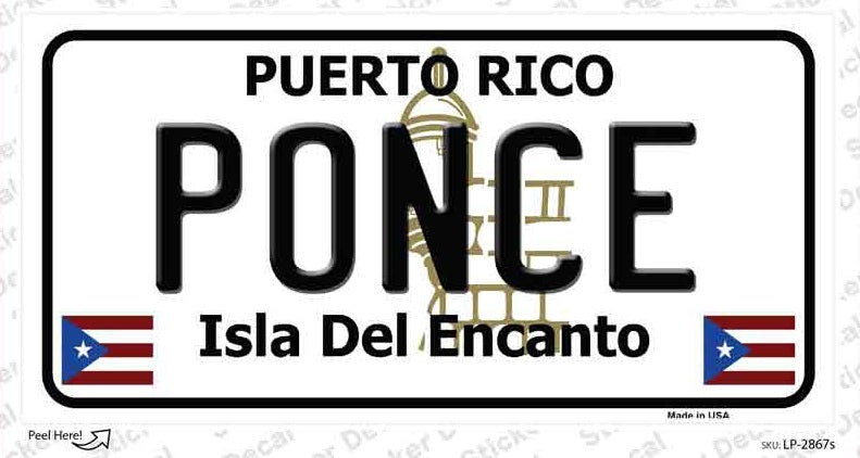 Ponce Puerto Rico Sticker