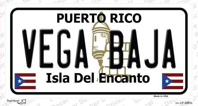 Vega Baja Puerto Rico Sticker